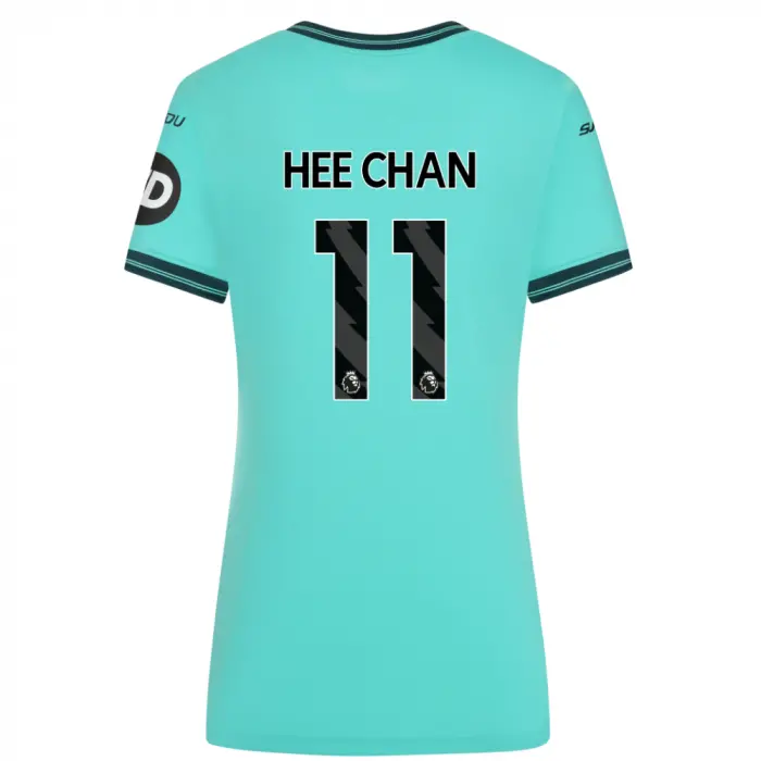 Wolverhampton Wanderers Store | Shop Official 25-26 Wolves Pro Away Shirt – Womens HEE CHAN 11 Wolves Gear